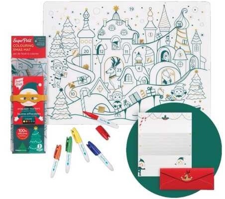 Set à colorier silicone Village de Noël - Super Petit